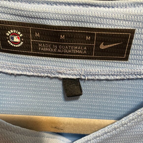 Nike Texas Rangers Light Blue Jersey Mens M - Picture 4 of 6